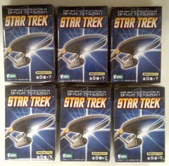 RJ0576: Star Trek: Starfleet Collection 01: Complete (6 Models): F-Toys: 2008