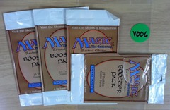 Lot of 4x EMPTY BOOSTER PACKS: Magic The Gathering: Revised: V006