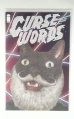 C0051: Curse Words: #1: Glitter Cat: Simon Variant: 9.0 NM-