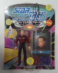 RJ6204: AUTOGRAPH: Star Trek: Generations: Q: Playmates: 6058: 1993