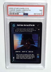 V1334: 2000: VADER, DARK LORD/SITH: REFLECTIONS: FOIL: PSA 7: NM: 88724678