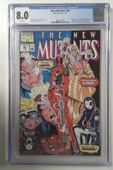 C0582: The New Mutants: #98: CGC Universal Grade: 8.0