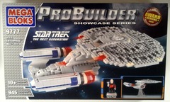 RJ0521: Star Trek: The Next Generation: U.S.S. Enterprise NCC-1701-D: 9777: BroBuilder Showcase Series: Mega Bloks