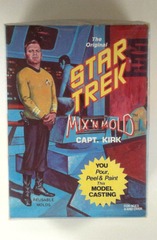 RJ0860: Star Trek: Mix'n Mold: Captain Kirk:  Model Casting Kit: Catalog Shoppe: 86: 1975: NIB