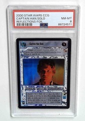 V1360: 2000: CAPTAIN HAN SOLO: REFLECTIONS: FOIL: PSA 8: NM-MT: 88724511