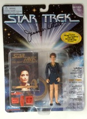 RJ6008: AUTOGRAPHED: Star Trek : Vash: Playmates: 6429: 1995: NIB