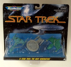 RJ0808: Star Trek: V: The Next Generation: Micro Machines: Space: 3Pack: Galoob: 65825: 1996: NIB