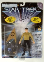 RJ6011: AUTOGRAPHED: Star Trek : Lt. Commander Montgomery Scott: Playmates: 16045: 1996: NIB