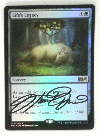 Life's Legacy: V1190: Signed/Autographed: Howard Lyon: Black