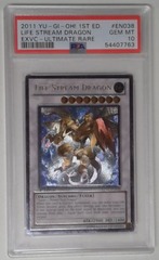 V0247: 2011 Life Stream Dragon: 1st Edition: Ultimate Rare: EXVC: PSA: 10: Gem MT: 54407763