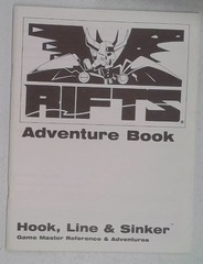 V00413: The Rifts Adventure Book: Hook, Line & Sinker: 1996: READ DESCRIPTION