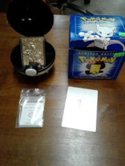 Pokeball: Mewtwo: Blue Box: (Variant  9) Burger King: 23K Gold-Plated