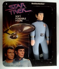 RJ1030: Star Trek: Mr. Spock: Soft Poseable Figure: 0598: Knickerbocker: 1979: NIB