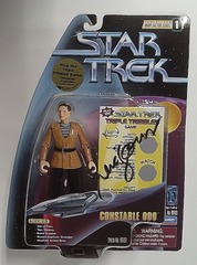 RJ6143: AUTOGRAPH: Star Trek: Constable Odo: Playmates: 65109: 1997