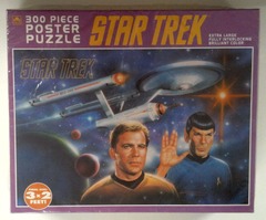 RJ0873: Star Trek: 300 Piece Poster Puzzle: Golden: 5220: 1993: NIB