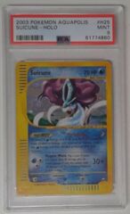 V0099: 2003 Suicune - H25/H32 - Holo Rare - Aquapolis - PSA: 9: Mint: 61774860