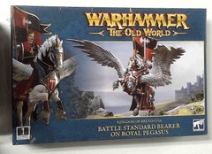The Old World: Kingdom Of Bretonnia: Battle Standard Bearer On Royal Pegasus: 06-07