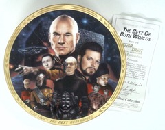 RJP135: Star Trek: The Next Generations Episodes Plate Collection: The Best of Both Worlds: The Hamilton Collection: 2614U