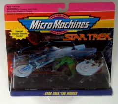 RJ0835: Star Trek: The Movies: Micro Machines: Space: 3Pack: NCC-2000: Galoob: 65825: 1992: NIB