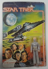 RJ1180: ERROR: Star Trek: Zaranite figure on Klingon Card: Mego: 13376: 1979