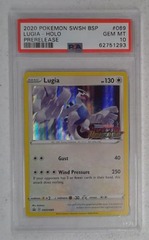 V0507: 2020: Lugia: SWSH069: Prerelease: Holo Promo: PSA: 10: GEM MT: 62751293