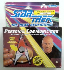 RJ0009: Star Trek: The Next Generation: Personal Communicator: Playmates: 6152: 1992: NIB