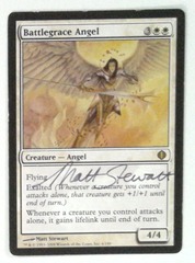 Battlegrace Angel: V1252: Signed/Autographed: Matt Stewart: Black