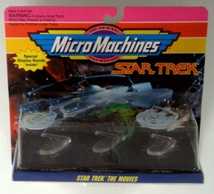 RJ0837: Star Trek: The Movies: Micro Machines: Space: 3Pack: NX-2000: Galoob: 65825: 1993: NIB