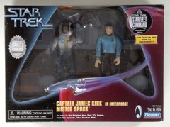 RJ0267: Star Trek: Captain James Kirk in Interphase & Mister Spock: The Tholian Web Display Environment: Playmates: 65174: 1999: NIB