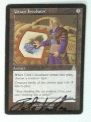 Urza's Incubator: V1285: Signed/Autographed: Pete Venters: Black