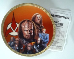 RJP030: Star Trek: The Next Generation Episodes Plate Collection: Redemption: The Hamilton Collection: 3017A