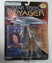RJ6332: ERROR: Star Trek Voyager: Kazon on Lt. Carey Card : Playmates: 16461: 1996