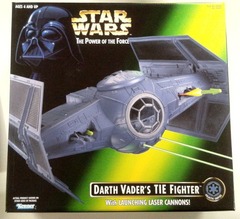 V0076: Star Wars: The Power of the Force: Darth Vader's TIE Fighter W/ Launching Laser Cannons