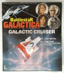 RJ1055: Battlestar Galactica: Galactic Cruiser (Red): Larami Corp.: 8425-1: 1978: NIB