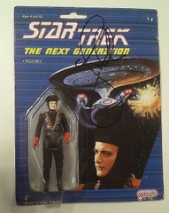 RJ1197: AUTOGRAPH: Star Trek: The Next Generation: Q: Galoob: 5340: 1988