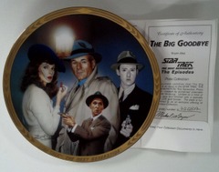 RJP023: Star Trek: The Next Generation Episodes Plate Collection: The Big Goodbye: The Hamilton Collection: 4208A