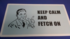 Playmat Keep Calm and Fetch on