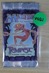 EMPTY BOOSTER PACK: Magic The Gathering: Tempest: V021