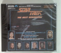 RJ0920: Star Trek The Next Generation: Original Television Soundtrack: Volume Three: GNP Crescendo: GNPD 8031: 1992