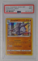 V0385: 2020: Donphan: SWSH067: Prerelease: Holo Promo: PSA: 9: Mint: 62751215