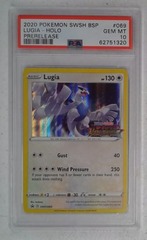 V0529: 2020: Lugia: SWSH069: Prerelease: Holo Promo: PSA: 10: GEM MT: 62751320