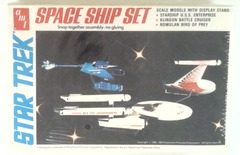 RJ0965: Star Trek: Space Ship Set: Model Kit: AMT ERTL: 6677-10EO: 1983