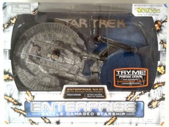 RJ0393: Star Trek Enterprise: I.S.S Enterprise NX-01: Battle Damaged: Art Asylum / Diamond Select: 2003: NIB