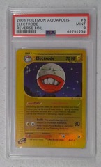 V0337: 2003: Electrode: 8/147: Aquapolis: Reverse Holo Rare: PSA: 9: Mint: 62751234