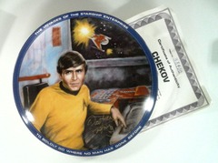 RJP085: AUTOGRAPHED: Star Trek: Plate Collection: Chekov: Ernst: 38400