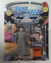 RJ6185: ERROR: Star Trek: The Next Generation: Lt. Commander Data as a Romulan w/ Picard Pog: Playmates: 6031: 1994