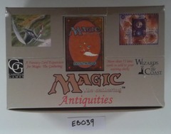 EB039: Antiquities: Booster Box: Wizards of the Coast: Empty Box: 1994