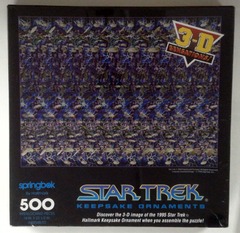 RJ0875: Star Trek: Keepsake Ornaments: 500 Piece Puzzle: Springbok: PLZ4505: 1994: NIB