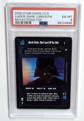 V1342: 2000: VADER, DARK LORD/SITH: REFLECTIONS: FOIL: PSA 6: EX-MT: 88724696