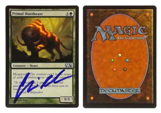 Primal Huntbeast: V0755: Signed/Autographed: Chris Rahn: Purple